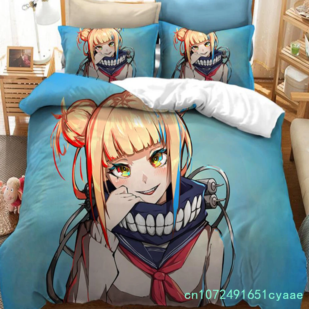 Japan Anime My Hero Academia 3D Printed Bedding Set Duvet Covers Pillowcases Comforter Bedding Set Bedclothes Duvet Cover 05