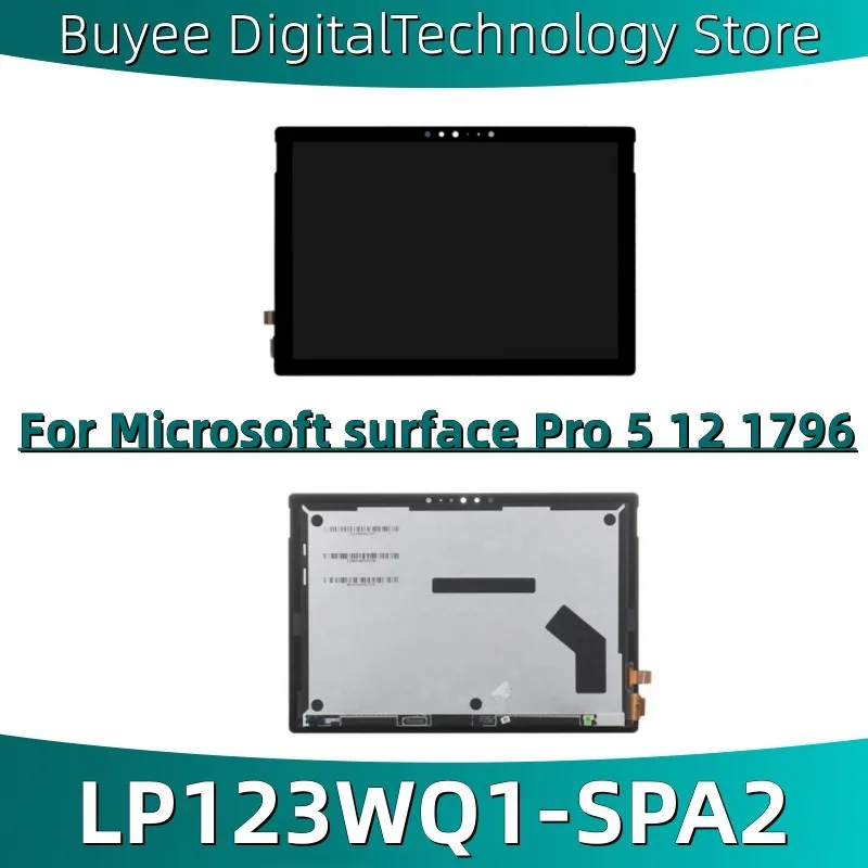 For Microsoft Surface Pro 5 1796 Original Pro 6 1807 LCD Display Touch Screen Digitizer 12.3