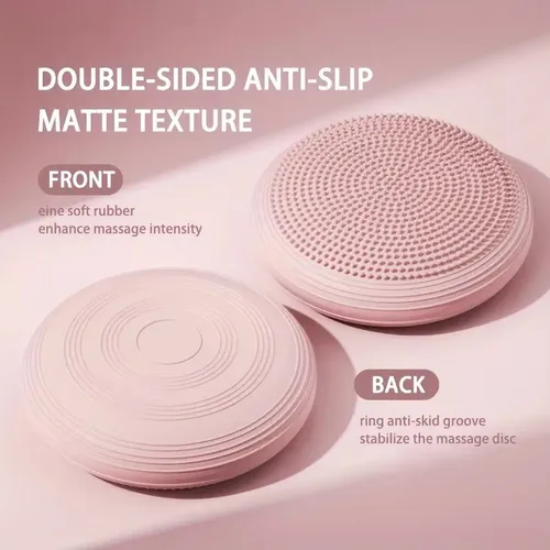 Imagen 2 del producto Estera de Yoga gruesa, masaje de equilibrio plano, entrenador de Yoga, equipo de ejercicio, estera de absorción de impacto para uso en gimnasio en casa