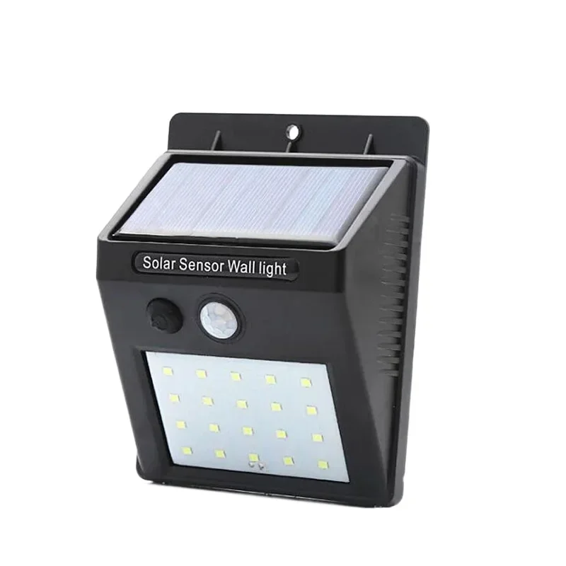 Solar Wall Lamp, Outdoor Human Body Sensor IP65 Waterproof Courtyard 25LED Corridor Light Emergency Lamp, Street