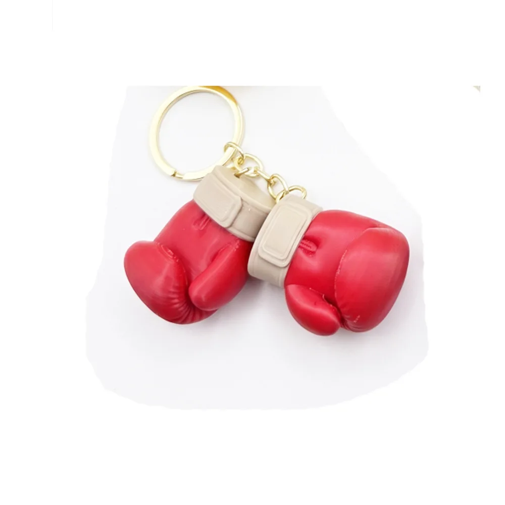 boxer keychain Boxing Key Ring Backpack Decoration Keyring for Men Club Match Cool Gift
