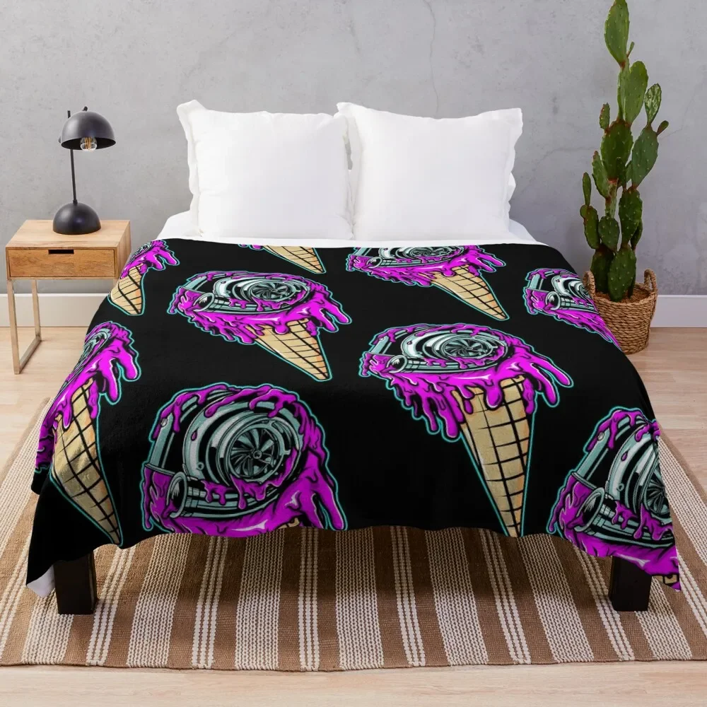 Ice Cream Turbo Throw Blanket Fashion Sofas Sleeping Bag Blankets