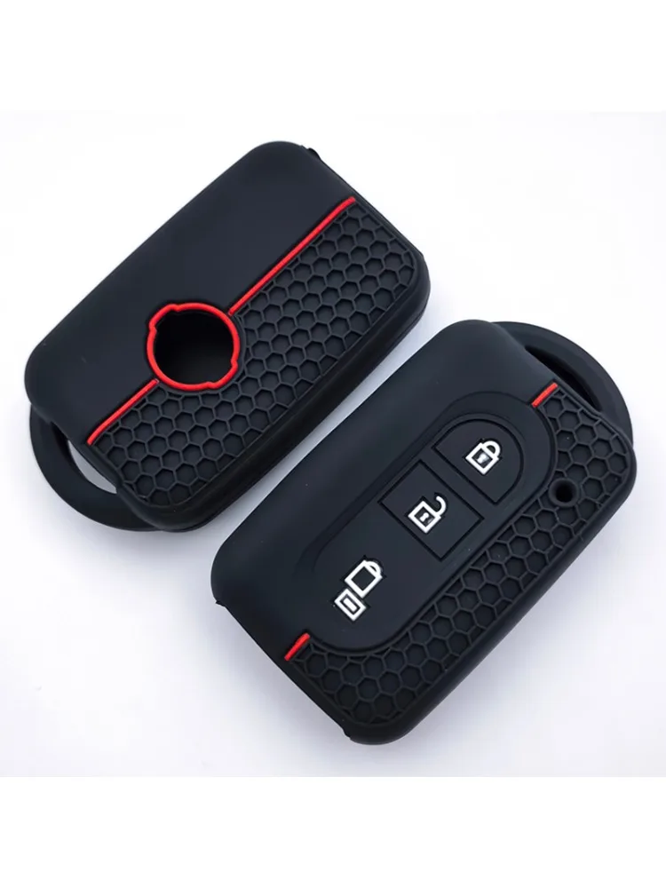 Housse de clé pour Nissan Qashqai J10 Tiida Micra x-trail NV200 Navara Pathfinder Juke porte-clés porte-clés accessoires de voiture