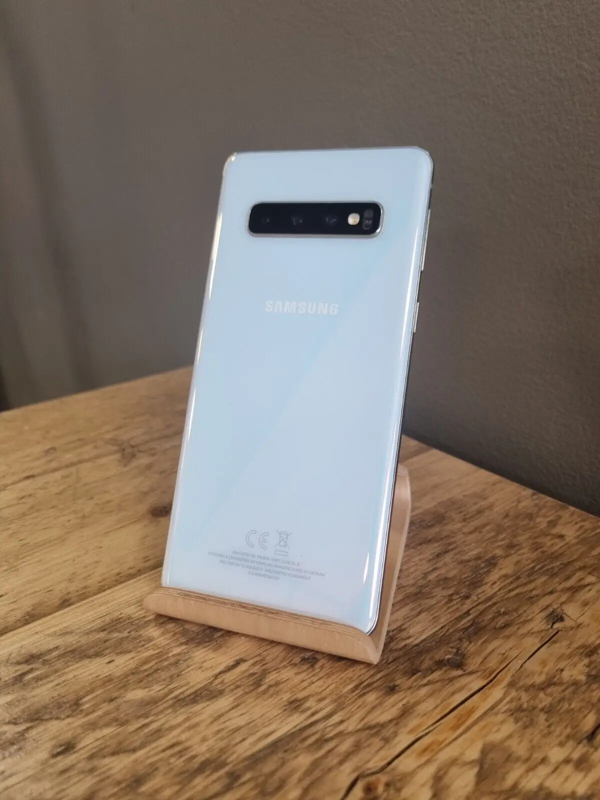 هاتف سامسونج جالاكسي S10 G973U1 G973F 4G بشاشة 6.1 بوصة وذاكرة وصول عشوائي 8 جيجابايت وذاكرة قراءة فقط 128 جيجابايت وبصمة الإصبع Snapdragon855 ثماني النواة هاتف ذكي أصلي