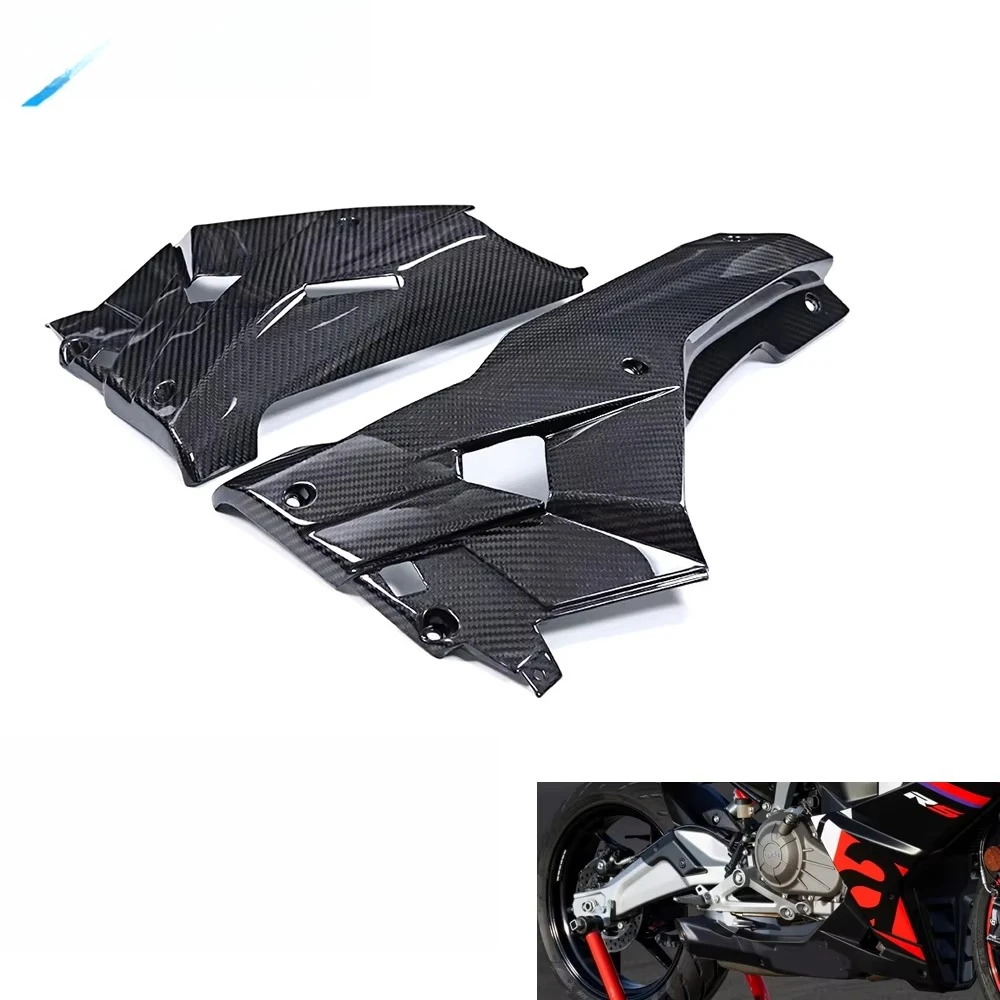 

AKOSO 100% 3K Twill Glossy Dry Carbon Fiber Lower Belly Pan for Aprilia RS457 2023 2024 2025