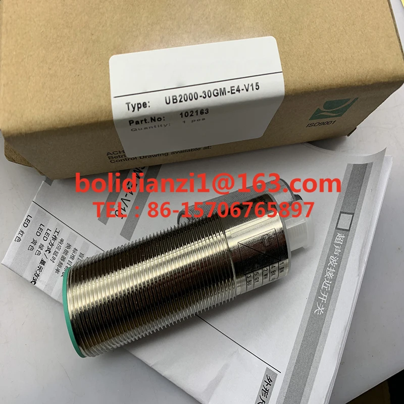 Imagem -06 - Original Ultrasonic Proximidade Sensor Proximidade Switch Ub200030gm-e4-v15 Ub2000-30gm-e5-v15 Ub100018gm75-i-v15