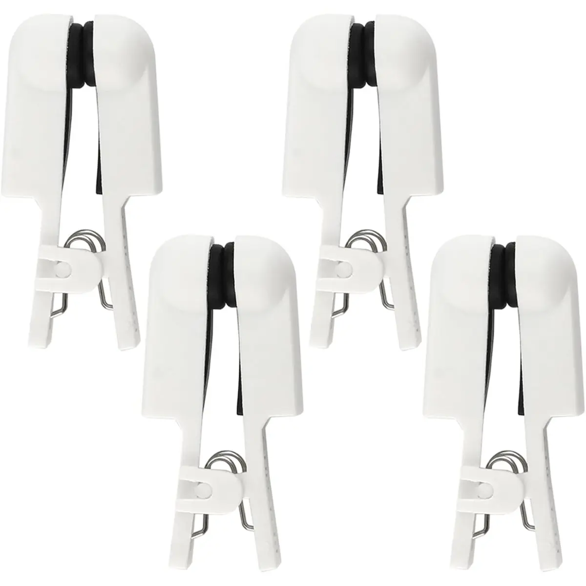 A75K 2 Pair Ear Clip Electrode Double-Sided Rubber Head Comfortable, Compatible for Tens Unit & Stimulation