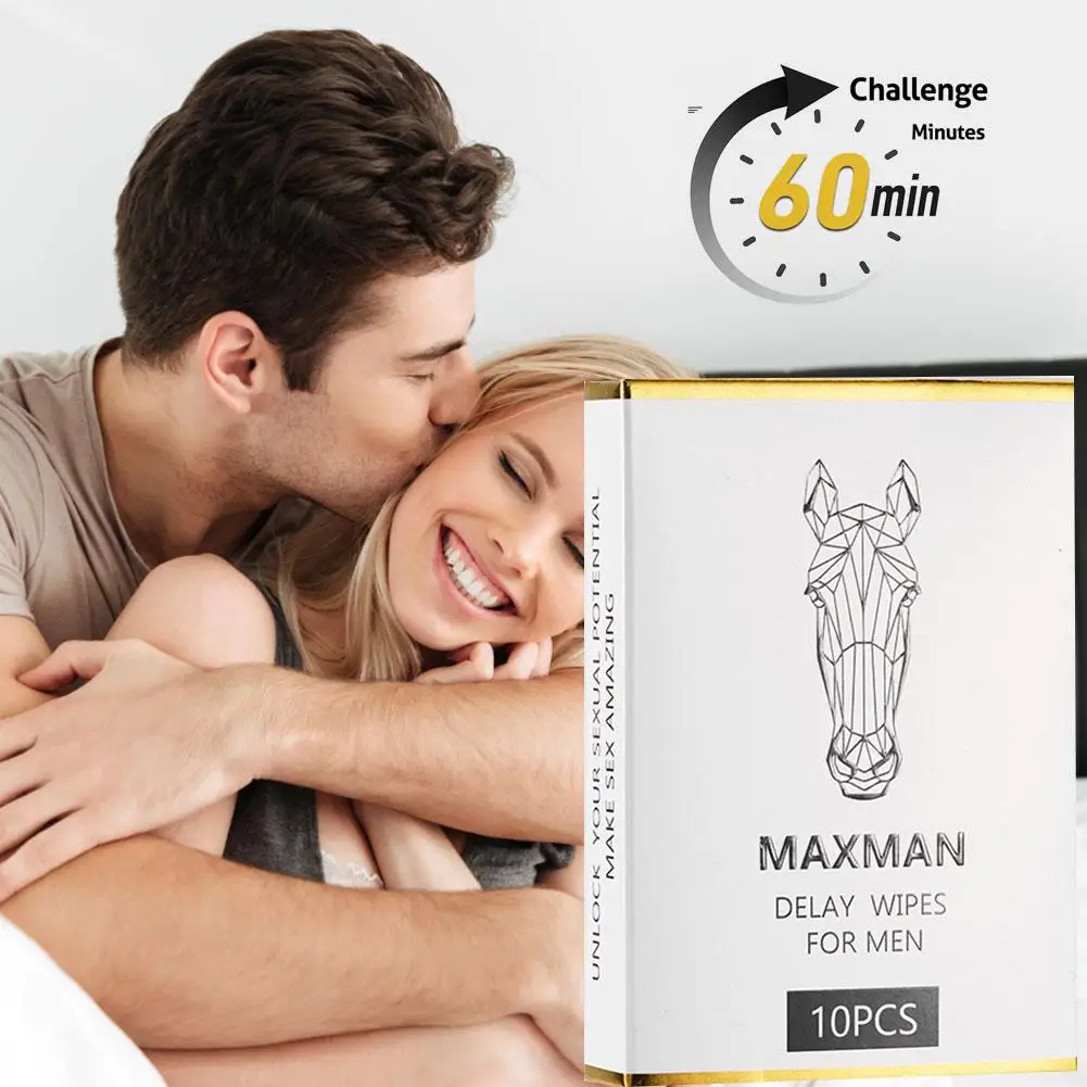 ذكر الجنس تأخير مناديل تدوم طويلا 60 دقيقة نمو القضيب توسيع أصعب مكافحة سرعة القذف الاستخدام الخارجي الكبار