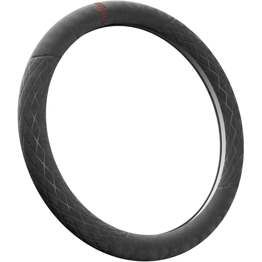 

Роскошный чехол на руль 14.5-15 дюймов – противоскользящий, с комфортным захватом, из прочного мягкого материала с эффектом замши, для мужчин-водителей | Спорт