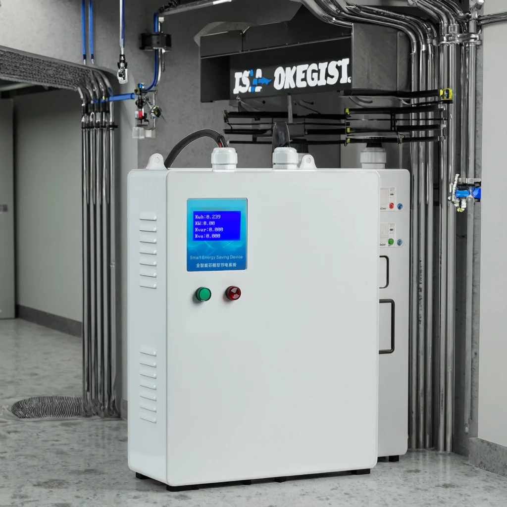 อุปกรณ์ประหยัดพลังงานอัจฉริยะแบบเฟสเดียวเชิงพาณิชย์  ปรับแรงดันและกระแสไฟฟ้าแบบเรียลไทม์ กล่องประหยัดพลังงาน