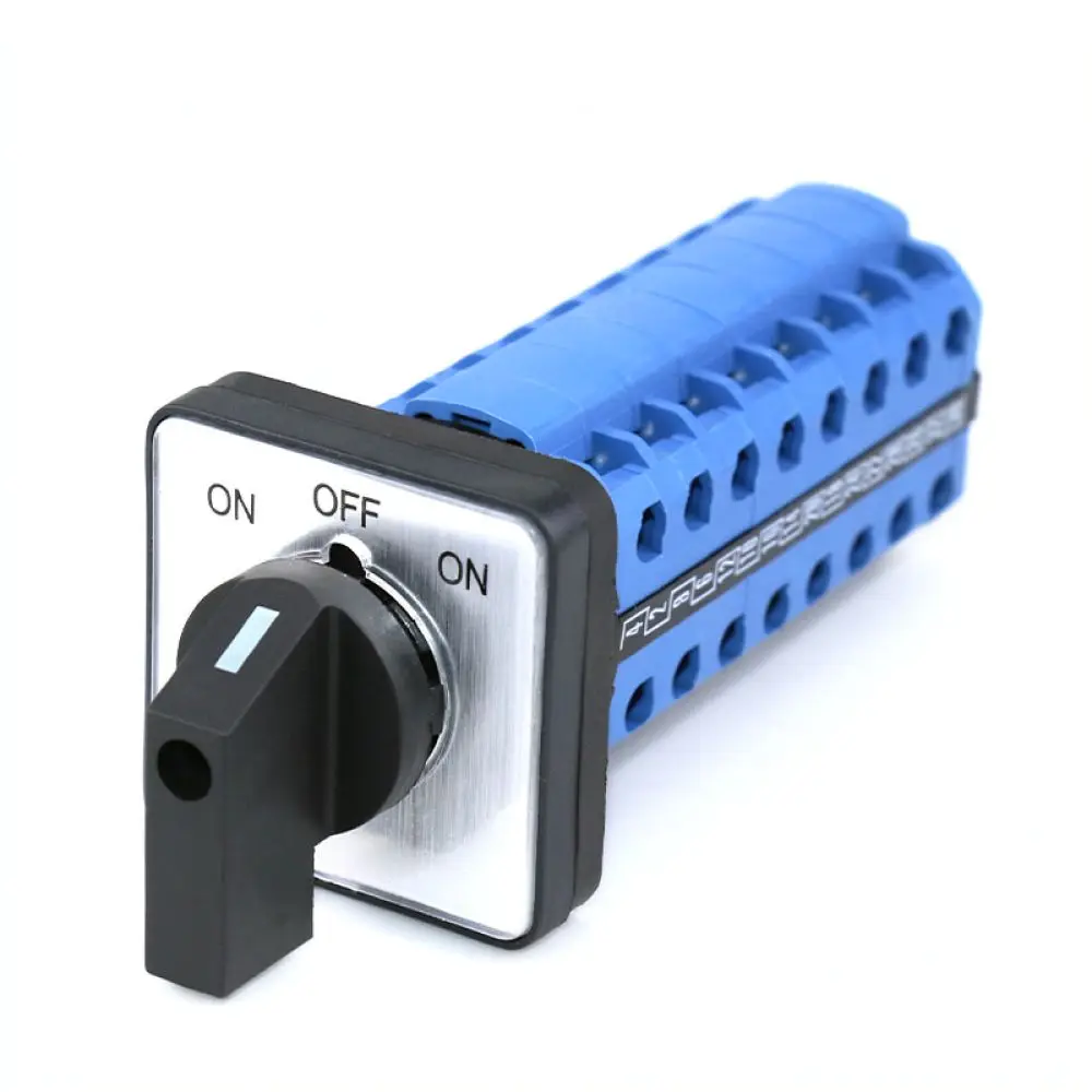Industrial Panel Mount Switch SZW26 20 D808 8 For Zhuochao Electrical On Off On Cam Selector Rotary Circuit Control Device