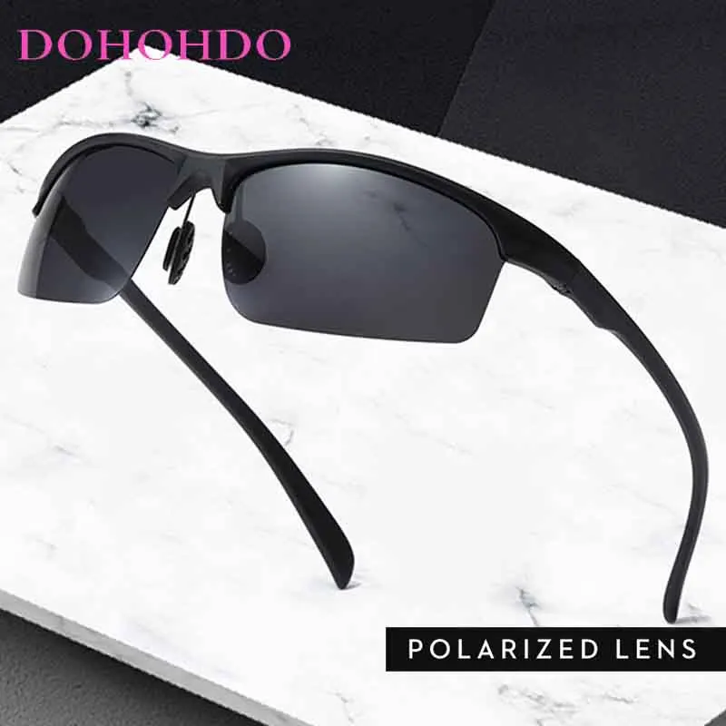 

New Outdoor Sports Semi-Rimless Cycling Polarized Sunglasses Men Woman Brand Designer Anti-Glare Driving Windproof Goggles UV400