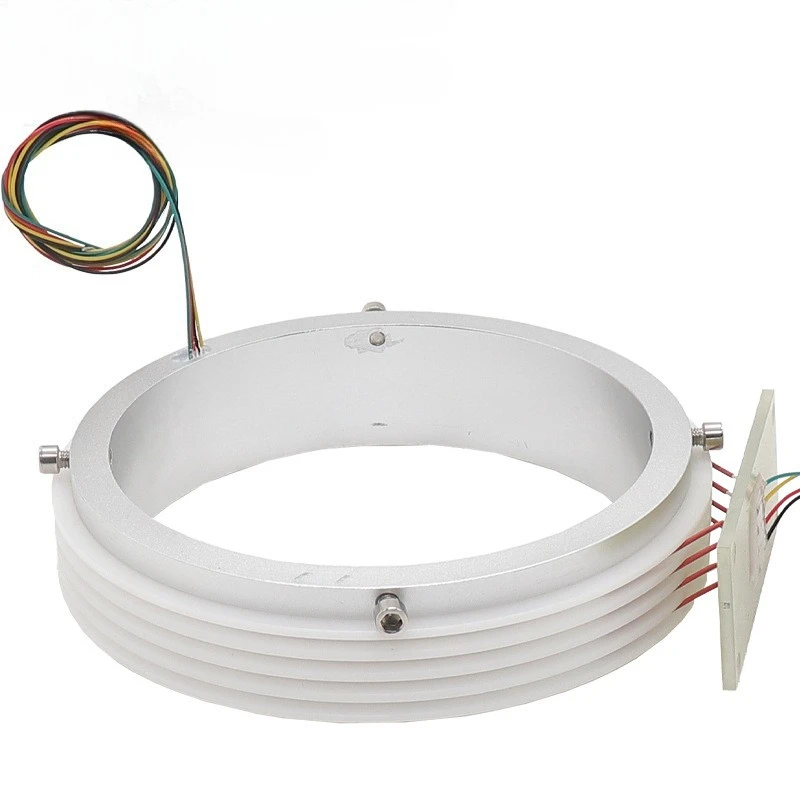 Conductive Slip Ring, Split Rotary with Separator, for Winding Machine, Model JSR-SP038