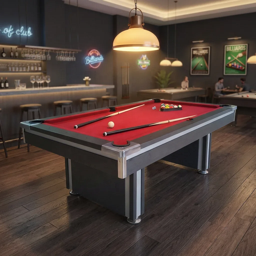 Customized 7ft /8ft /9ft American Style Snooker 9 Ball Billiard Table With Whole Set Accessoriespromote sales