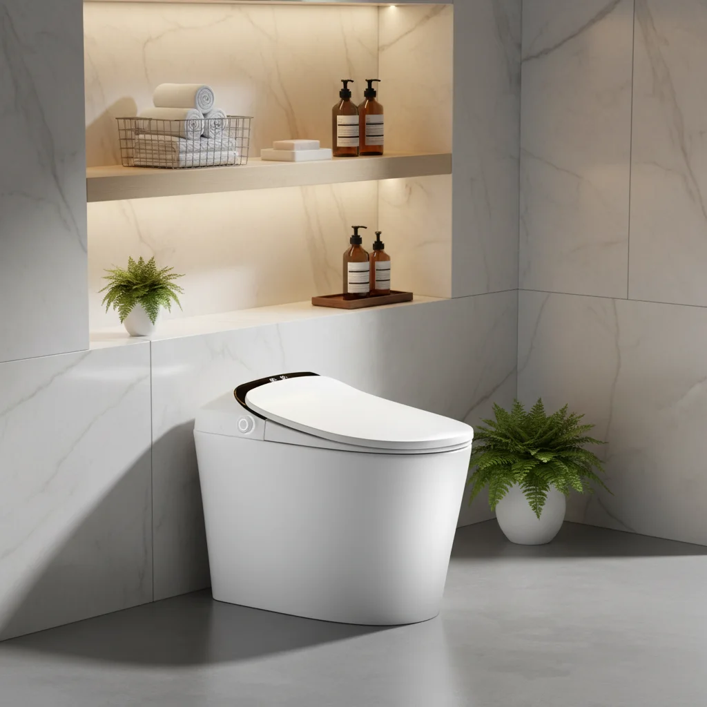Toilet,Automatic Smart Toilets Automatic Commode Bathroom Ceramic Wc Sanitary Ware Floor Intelligent Toilet Heat Seat Smart Toil