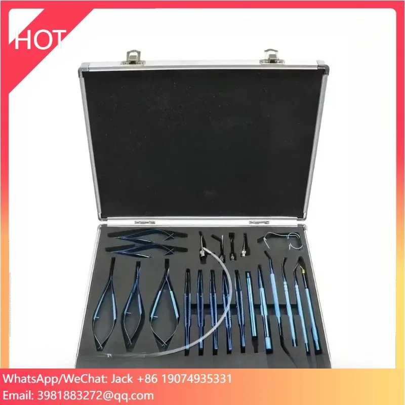 

Medical Instruments Eye Ophthalmic Instrument 21pcs Titanium Ophthalmic Surgical Kit Ophthalmic Cataract Set