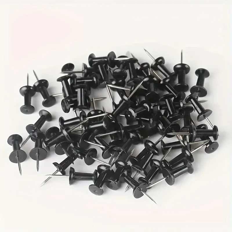 50 Uds. De chinchetas, decoración de postales fotográficas, tachuelas transparentes para pared de fotos, tablón de anuncios, pared del hogar, escuela de oficina en casa