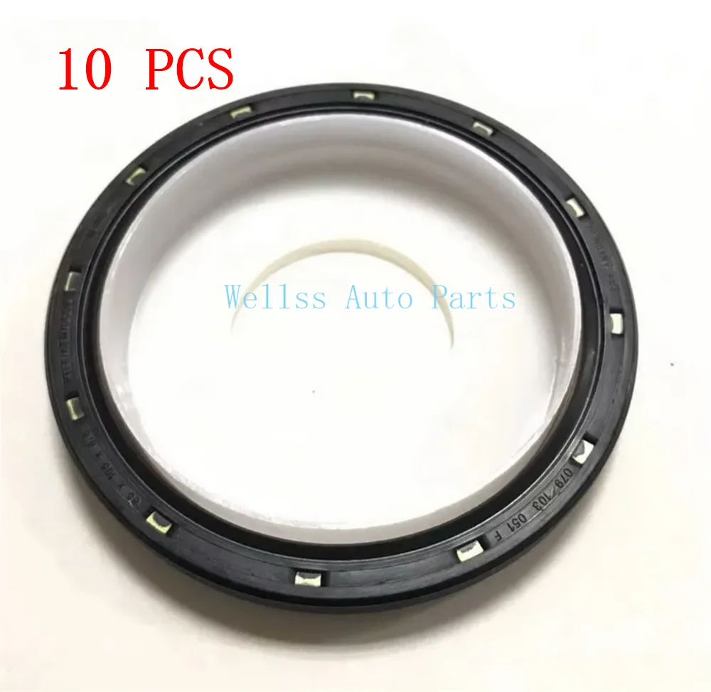 10PCS OIL SEAL 079103051F 079 103 051 F 079 103 051F Crankshaft Rear Oil Seal for AUDI C6/2.4 Q5 A8 Q7/4.2 SIZE 85-105-8.8mm