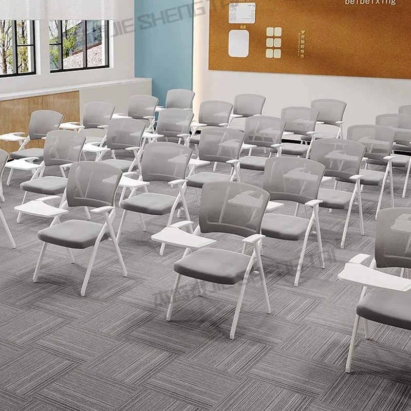 Conference Room Meeting Chair Folding Training Office Chair Classroom Writing Board Silla De Escritorio Office Furniture WKOC