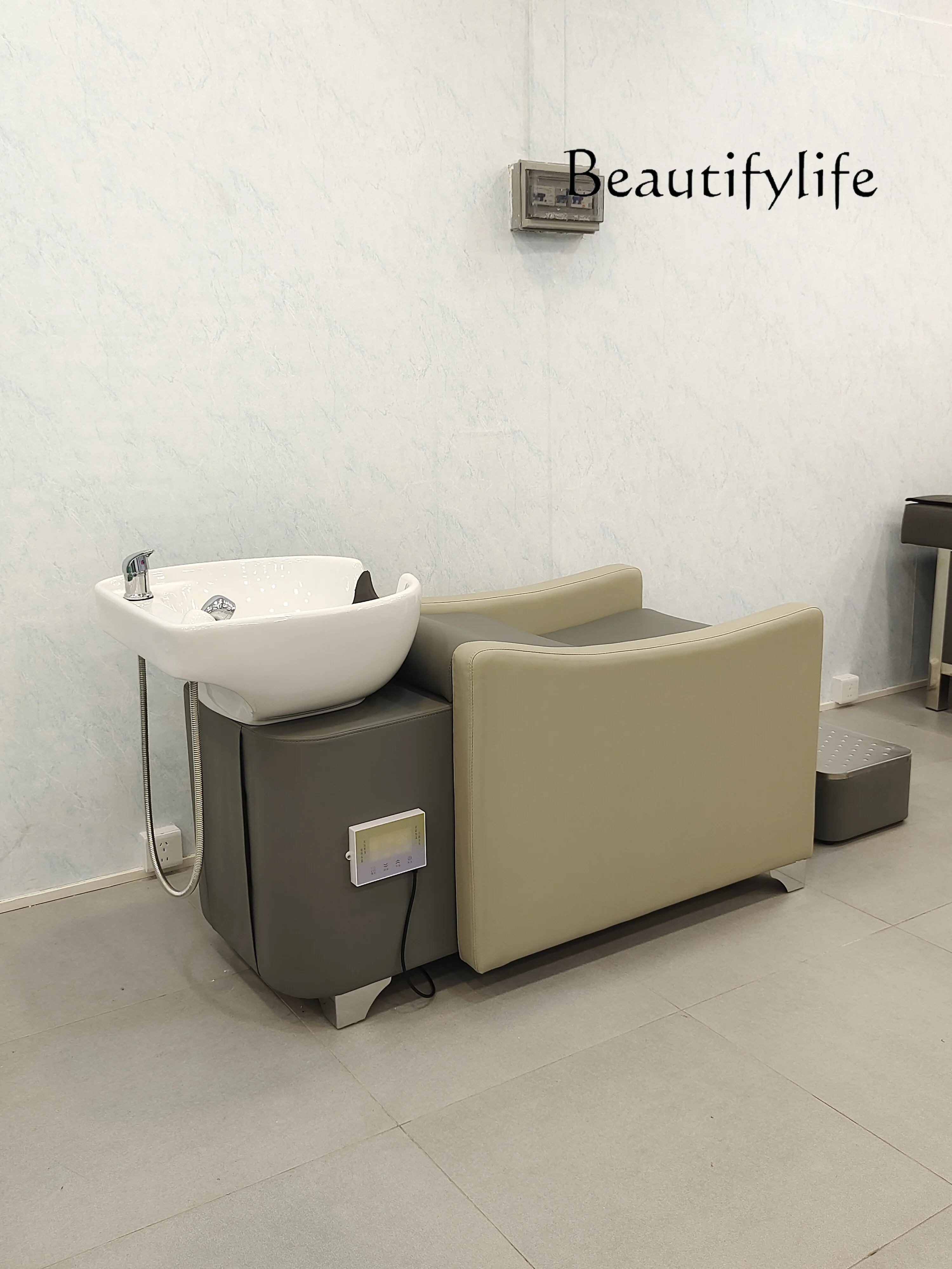 

Hair Saloon Dedicated Ceramic Basin Salon Beauty Salon Thai Lying Half Flushing Bed