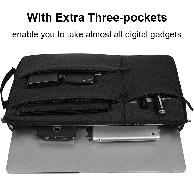 Laptop Bag 13 14 15 Sleeve Portable Case For Huawei Macbook Air Pro 13.3 15.4 15.6 Inch Redmi Mac book M1 Dell PC Case Cover