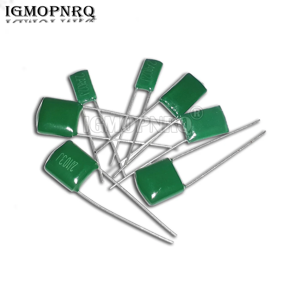 50PCS Polyester Film Capacitor 100V 1nF 1.5nF 2.2nF 220nF 330nF 2A224J 2A334J 2A222J 2A332J 2A472J 2A822J 2A103J 2A153J 2A223J