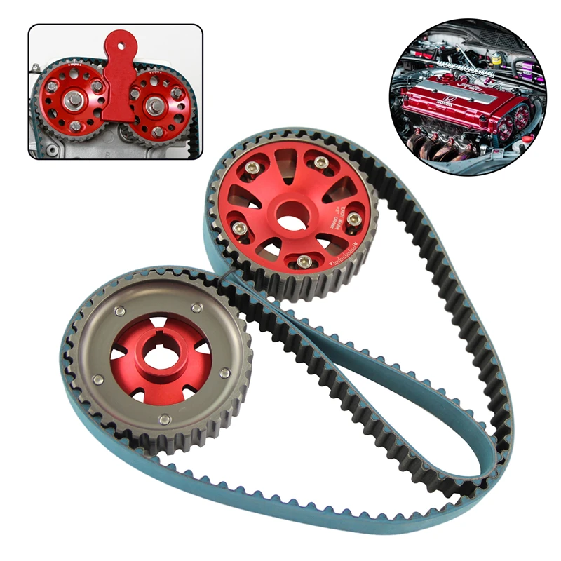 Timing Belt +Cam Gear Pulley For Acura Integra B18C DOHC VTEC GSR 1994-2001