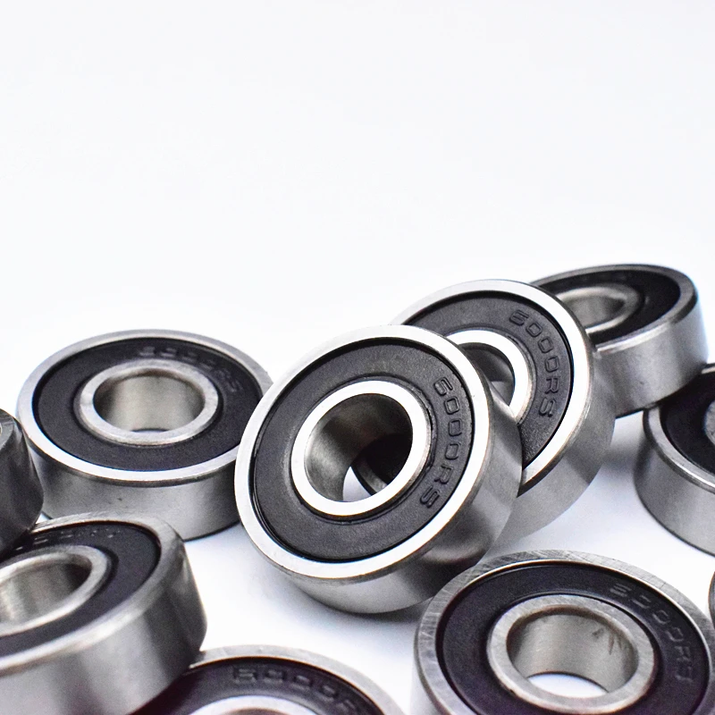 6000RS 1pc Chrome Steel Rubber Sealed Bearings 10*26*8(mm)