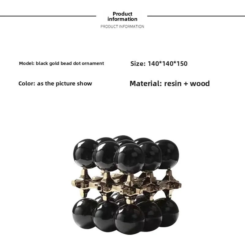 Nordic style bead ornaments, sales office, bookcase, living room soft ornaments in's modern ornaments