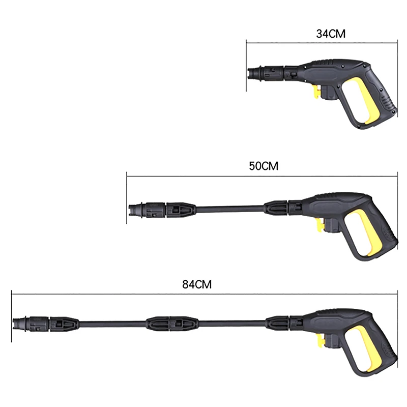 مسدس رش عالي الضغط ، قضيب تمديد ، غسالة نفاثة لتنظيف السيارة ، فوهة لانس ، غسالة ضغط بندقية قصيرة مناسبة