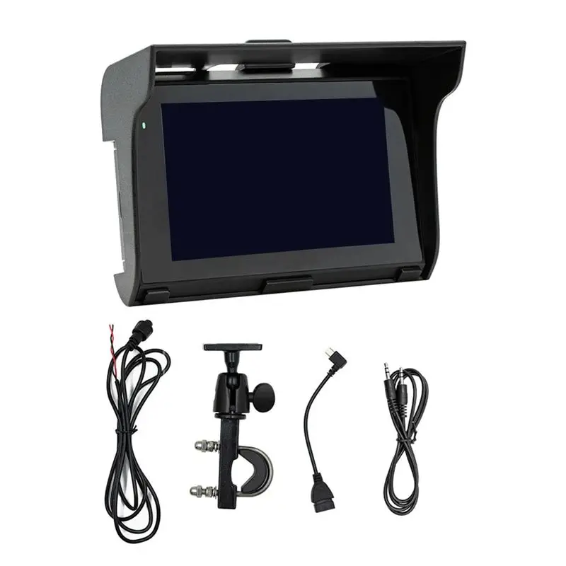 Stable-5Inch MP5 Player Portabe Motorcycle GPS Navigator Wireless Carplay IP65 Waterproof Multimedia Bluetooth Player Carplay
