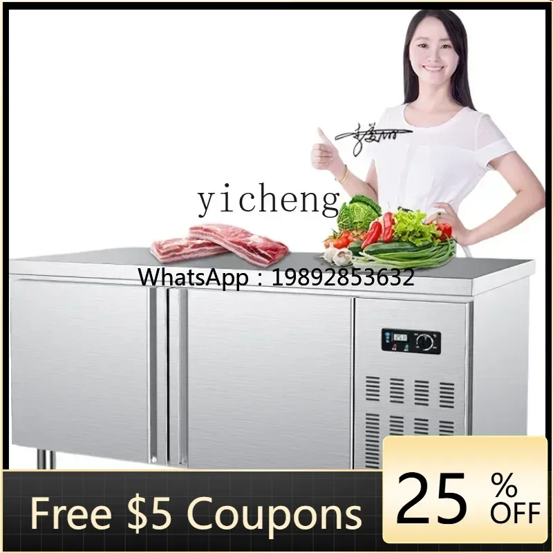 BF Dongbei طاولة تبريد المطبخ الحفاظ على الثلاجة الصناعية المجمدة شقة الفريزر البارد وحدة التحكم الحليب الشاي متجر المياه #2