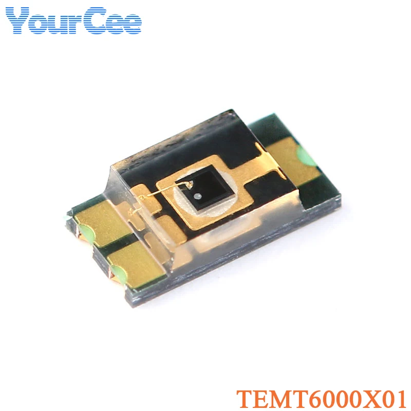 50pcs/2pcs TEMT6000 Ambient Light Sensor TEMT6000X01 1206 Package SMD Chip