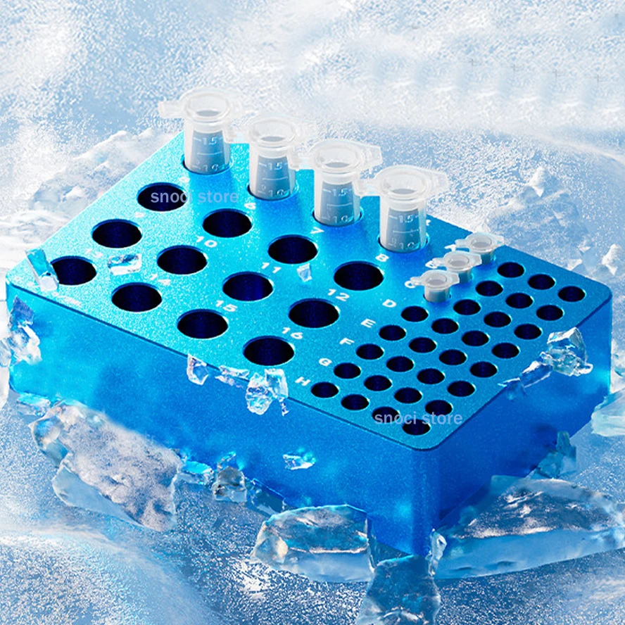48holes-centrifuge-tube-box-rack-pcr-tube-rack-low-temperature-metal-ice-box-15ml-2ml-16holes-and-02ml-32-holes-tube，1piece