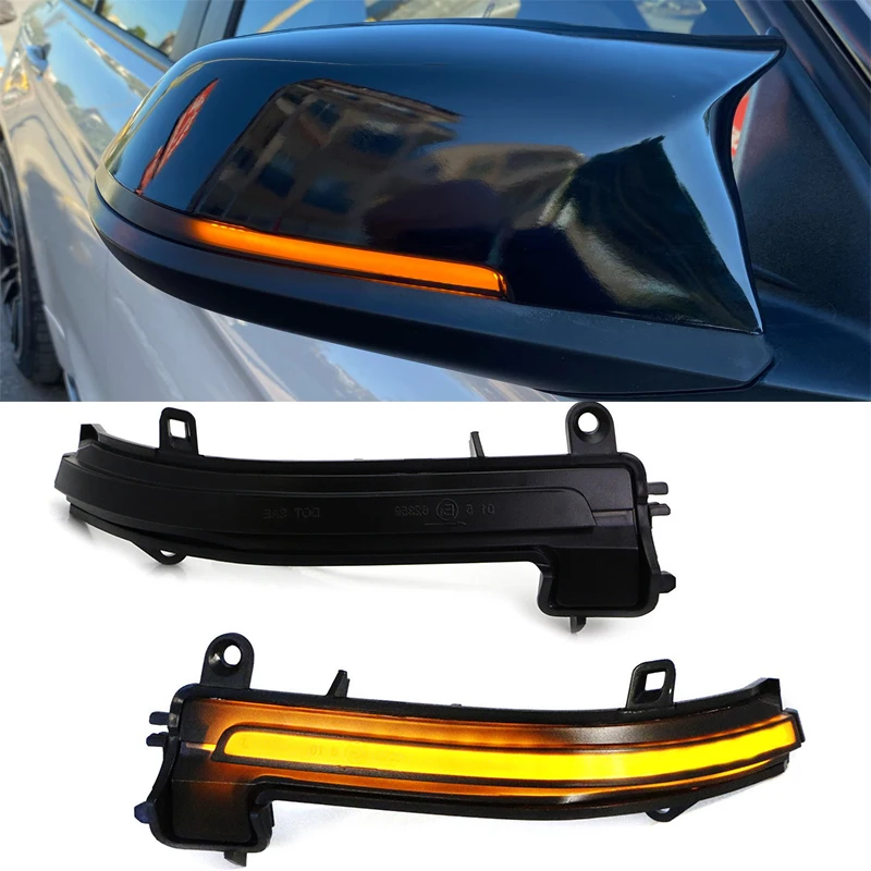 Clignotant dynamique LED pour BMW série 1 2 3 4 F20 F21 F22 F30 F31 F34 X1 E84, miroir latéral séquentiel