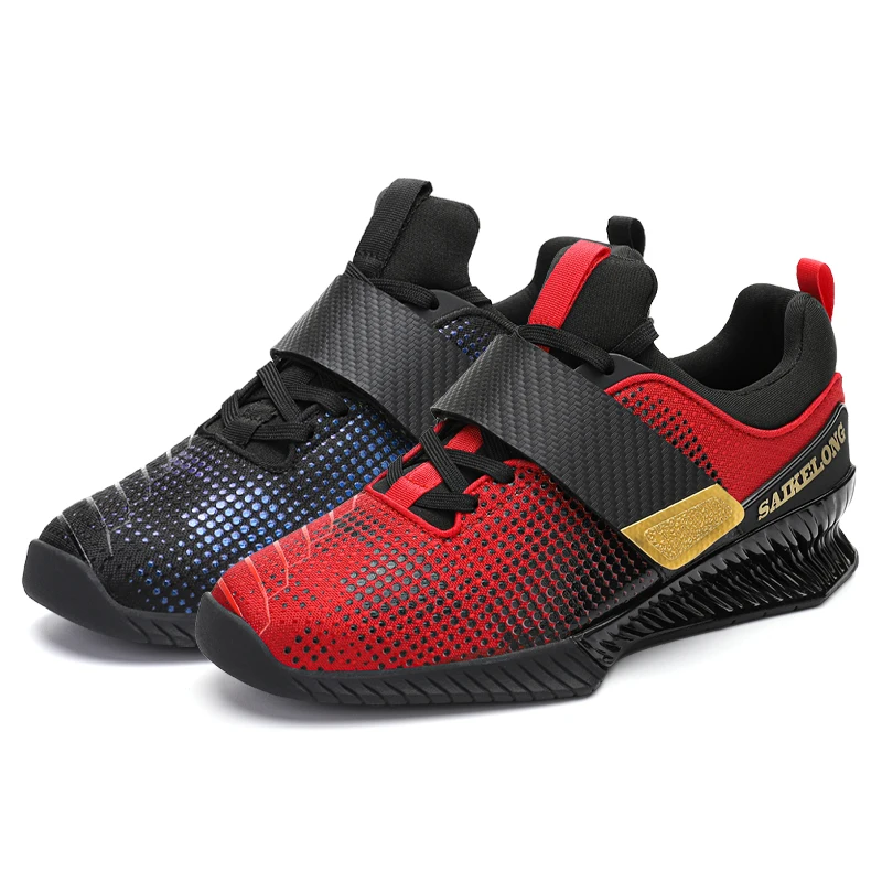 Professional Men's Powerlifting Shoes Comfortable and Versatile Training Shoes Weightlifting and Fitness Footwear