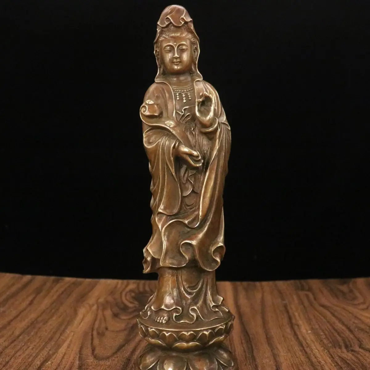Auspicious guanyin bodhisattva goddess Statue Sculpture Figurines Home Garden Decoration Statues For House