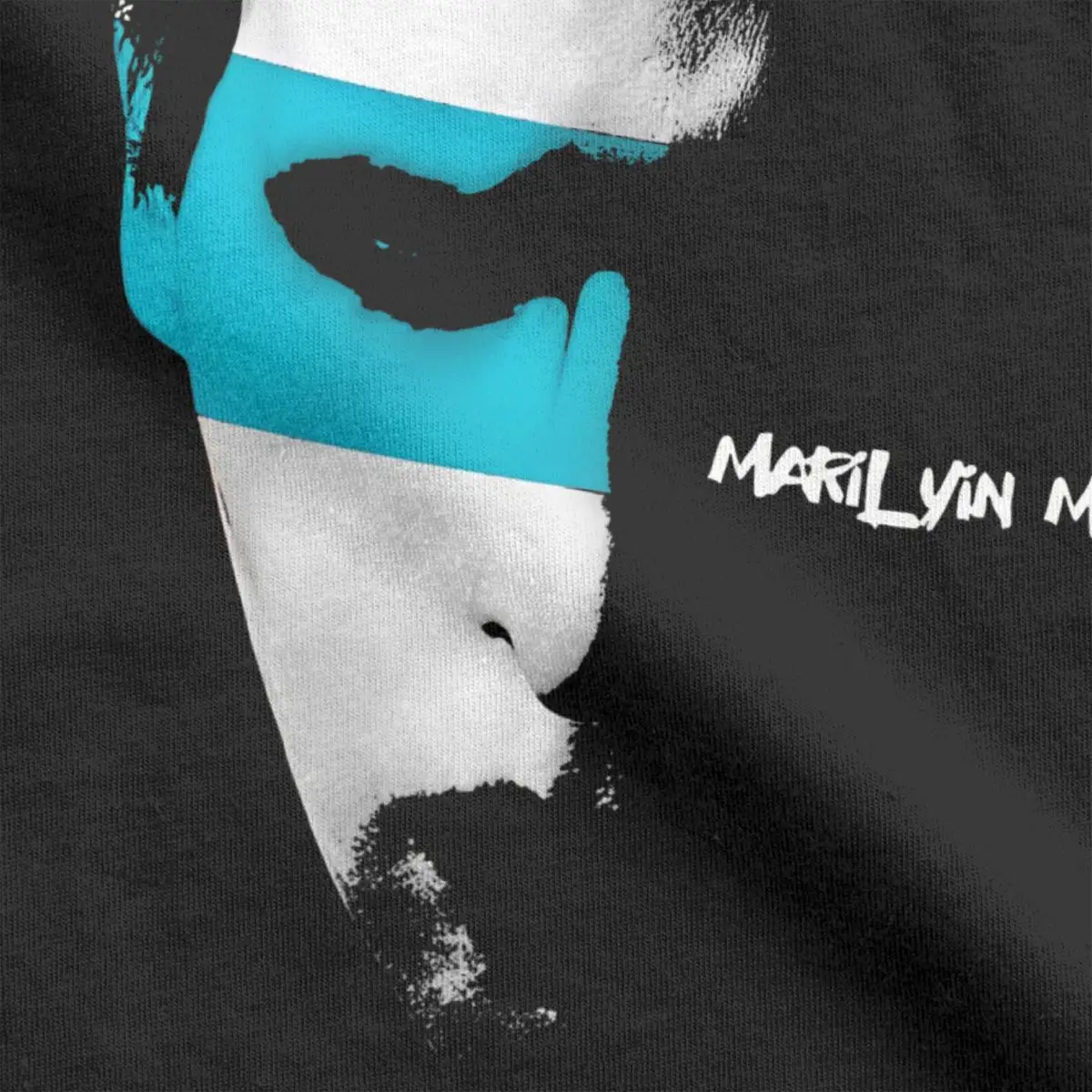 Cool Marilyn Manson Gothic Singer T-Shirts Men Women\'s 100% Cotton Tees Shirt Gift Idea Clothes