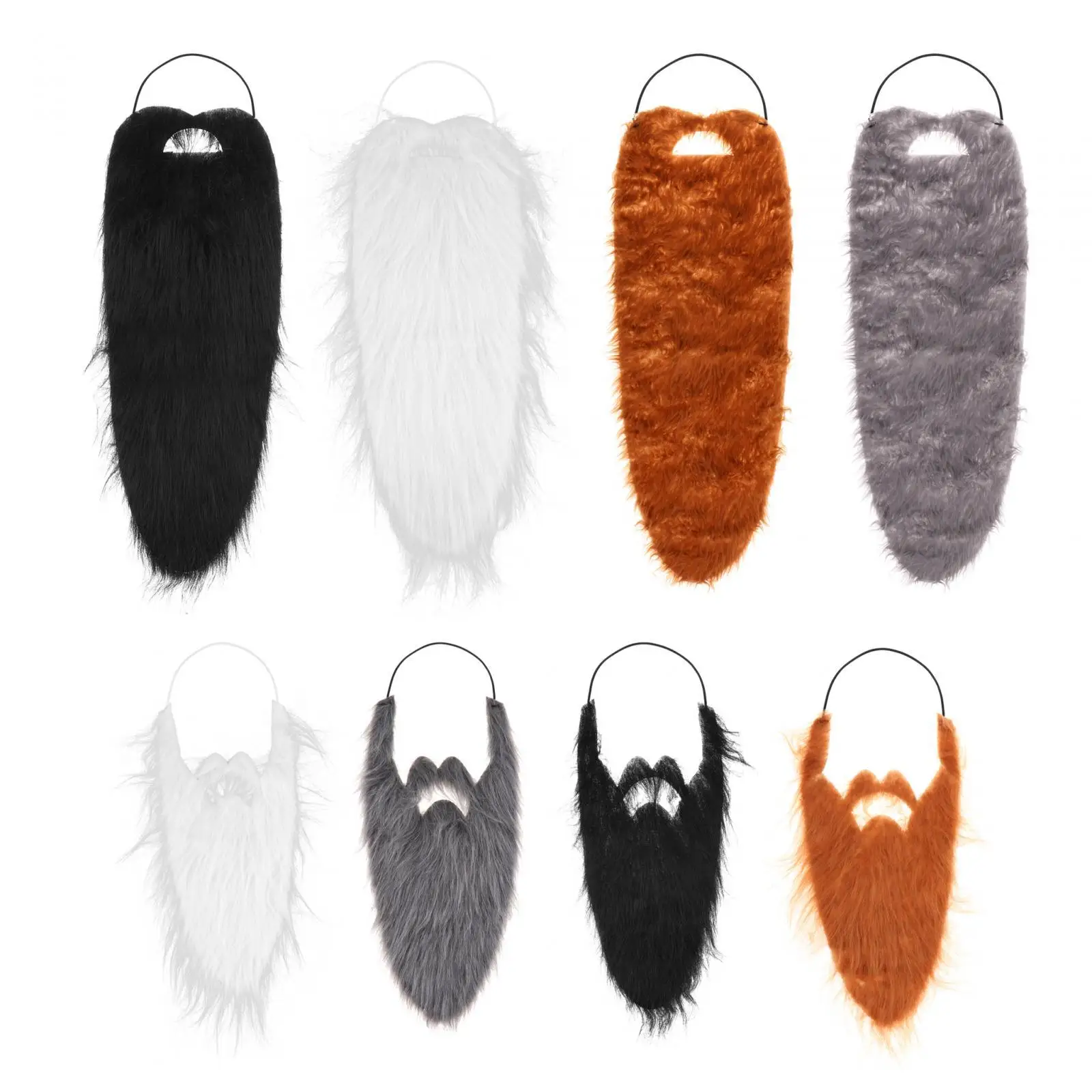 Xmas Santa Claus Beard Professional Cosplay Realistic Novelty Whisker Fake