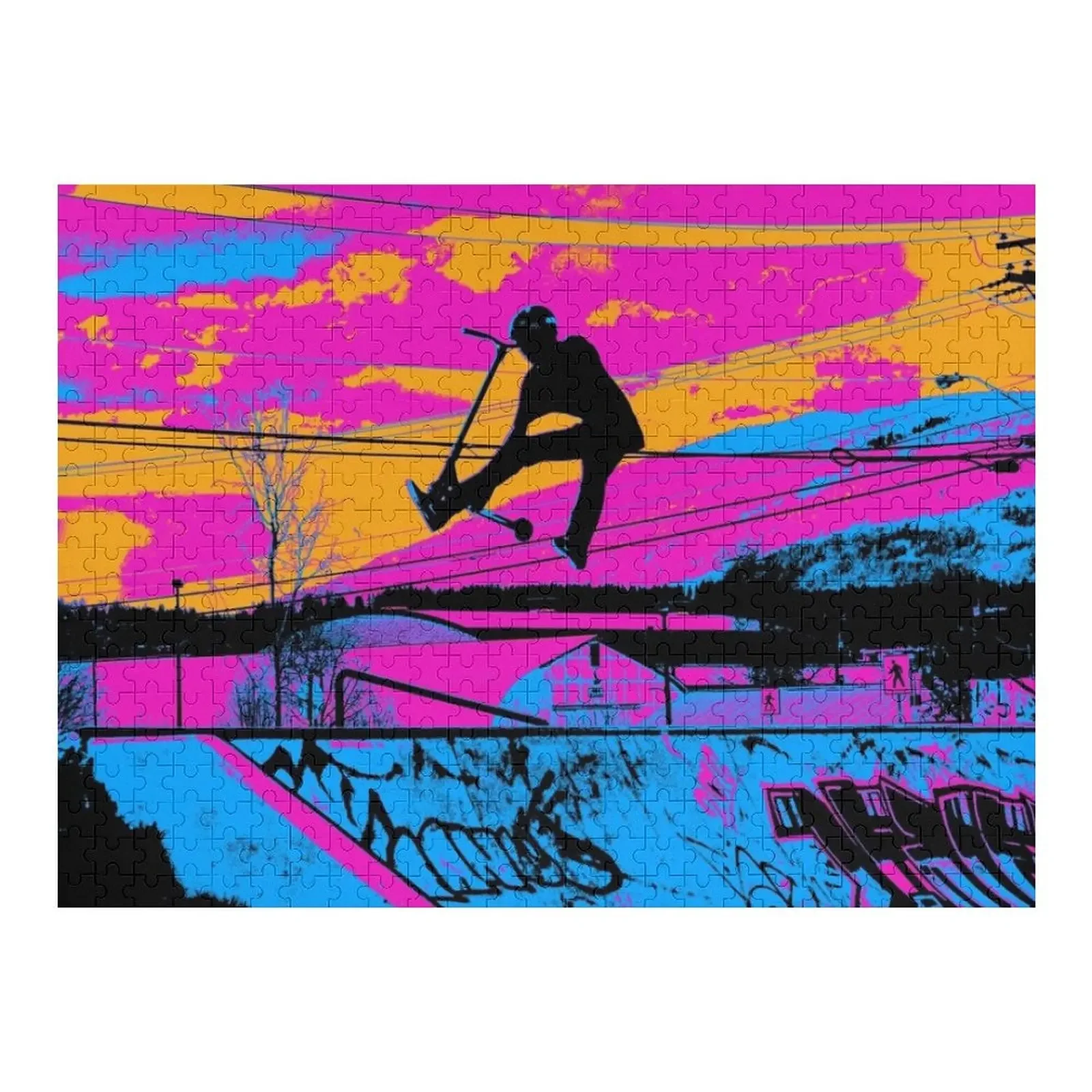 

Давайте мухаем! - Деревянные головоломки для трюков-самокатов для взрослых, рождественские подарки, деревянное имя, персонализированный пазл