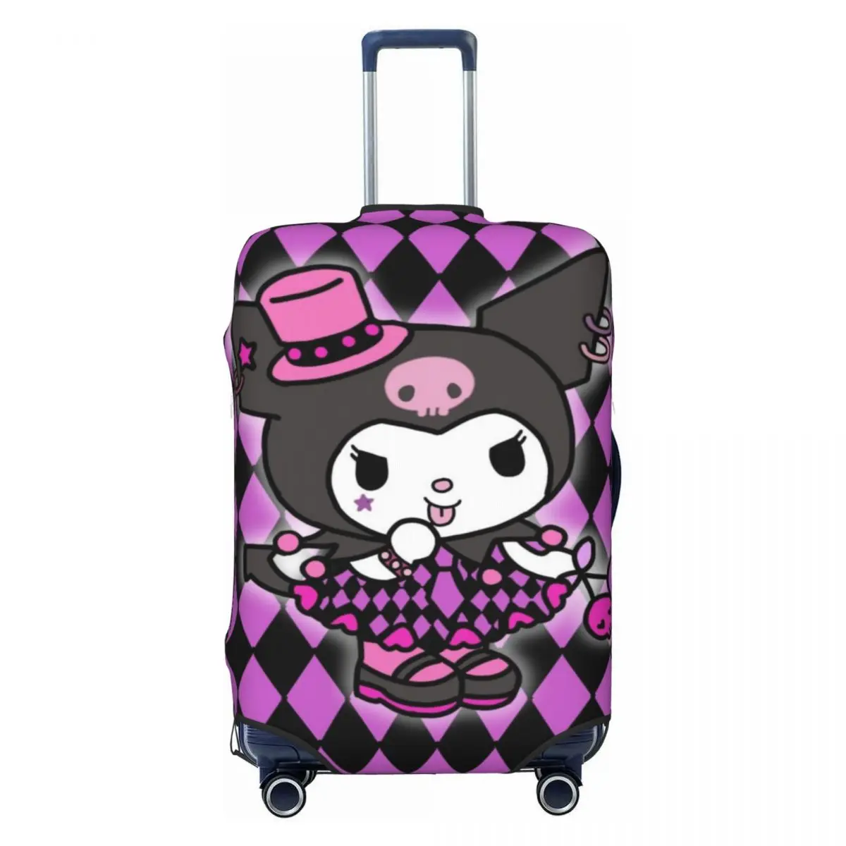 

Custom Kuromi Cartoon Manga Luggage Cover Funny Suitcase Protector Covers Suit For 18-32 inch
