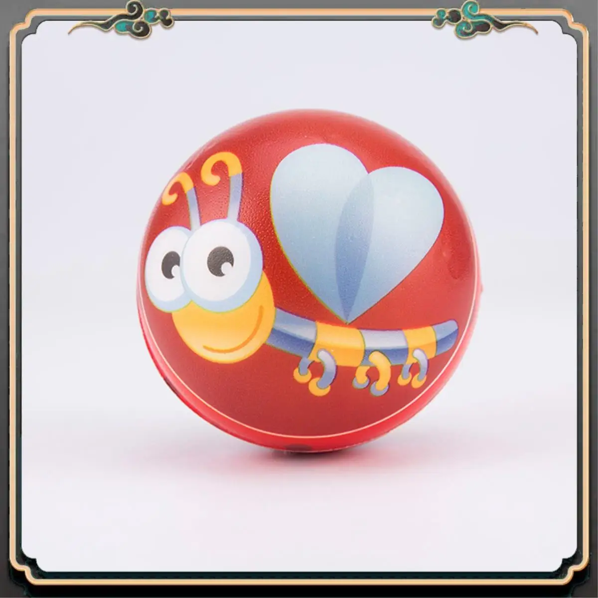 ASMA-12 Pcs 6.3Cm Cartoon Insect Foam Ball Relief Hand Wrist Exercise Balls For Children Adult