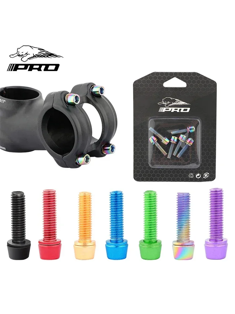 AliExpress NONE Colorful Bicycle Screws for M5/M6*18mm Stainless Steel Handlebar/Brake/Crank Bolts for MTB Road Bicycle Accessories Hex Head