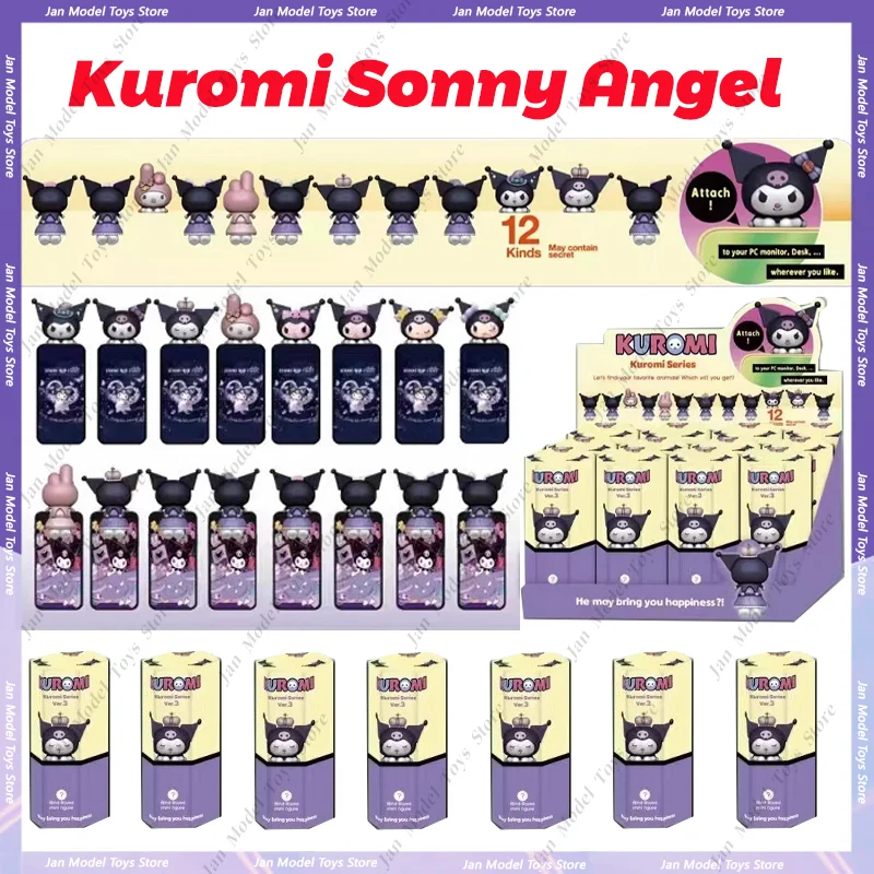 MINISO Kuromi Sonny Angel Surprise Blind Box Party Angel Mysterious Blind Box Anime Figures Christmas Model Doll Gift Kid Toy