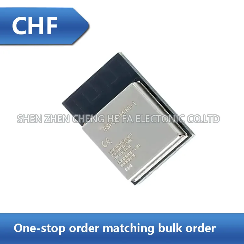 1PCS/10PCS ESP32-MINI-1-N4 SMD 4MB Dual Core 32-bit WiFi MCU Module IoT Wireless Module