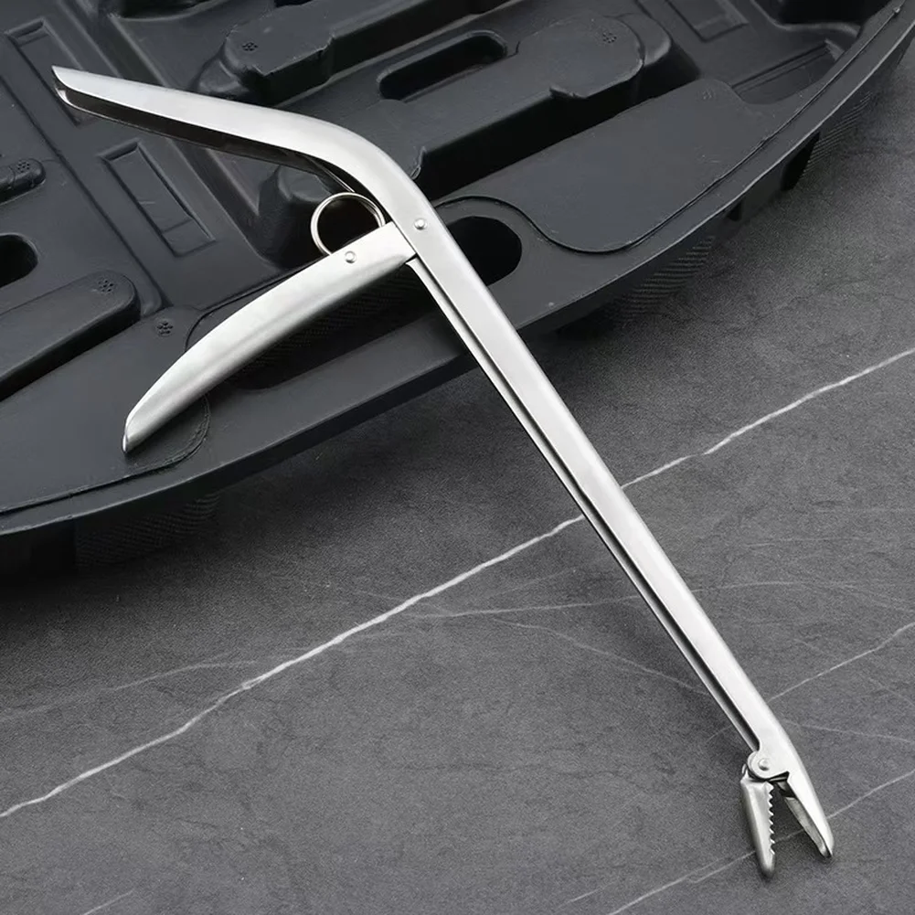 

Premium Stainless Steel Fishing Pliers For Outdoor Angling Activities With Serrated Jaws For Grip And Comfortable Hand Fit Shape