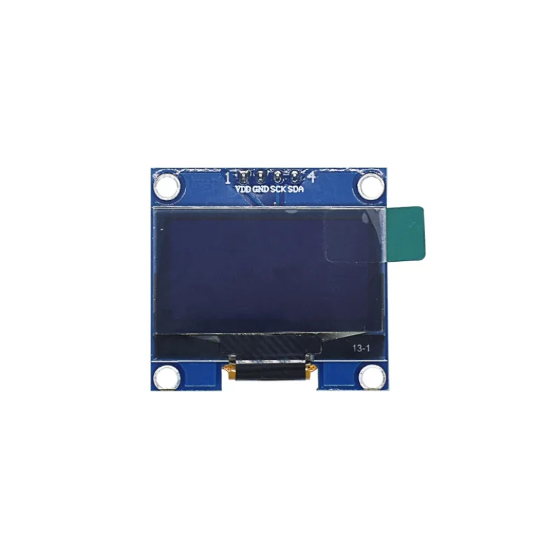 OLED Display Module for Arduino, IIC Serial, White, Blue, LCD Screen Board, VDD, GND, SCK, SDA, 128X64, I2C, SH1106, 1.3 inch