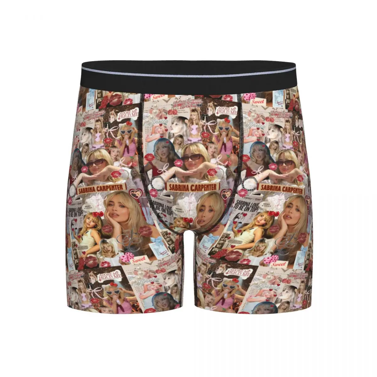 

Long Boxer Underpants Shorts S-Sabrina Carpenter Album Singer Panties Male Soft Underwear for Homme Man Boyfriend Gift