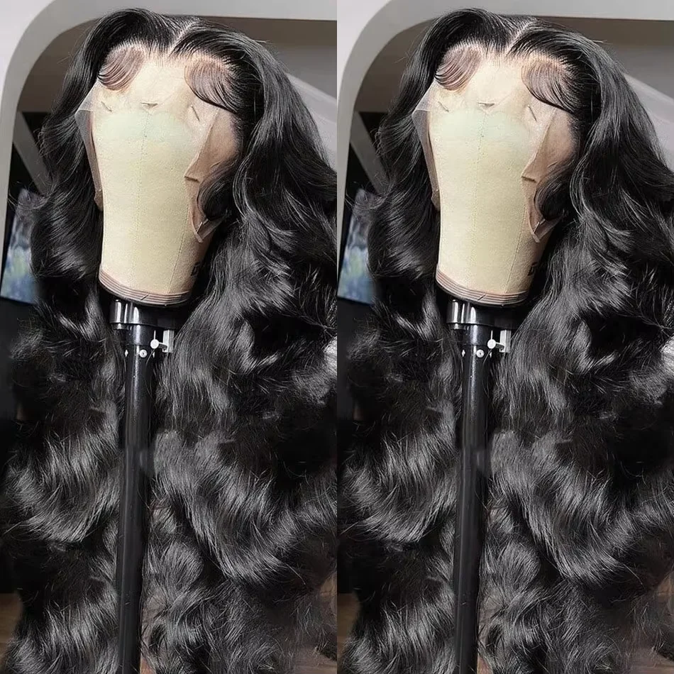 

13x6 Body Wave Lace Front Wigs Human Hair 200% Density 13x4 Loose Wave Frontal Wig Pre Plucked HD Transparent Human Hair Remy