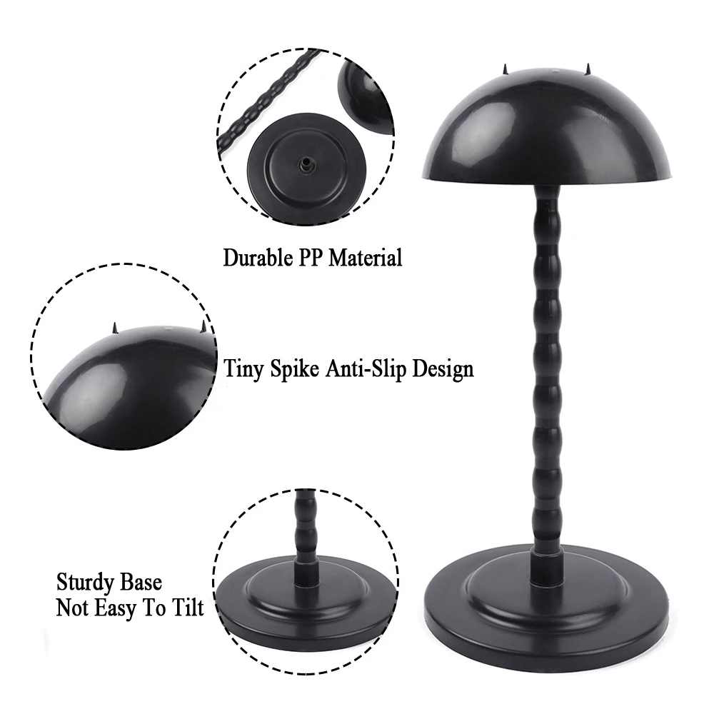 Wig Stand Mushroom Top Plastic Folding Holder